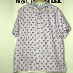 Disney Parks Pixar Up Themed purple Grape Soda Pin Cap Shirt size 2XL. EUC